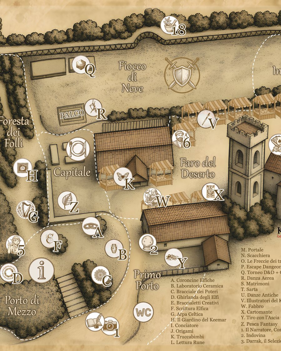 Mappa del Festival