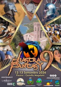 Locandina ufficiale Fiastra Fantasy 9, 12-13 settembre 2026, Fiastra, Castello Magalotti